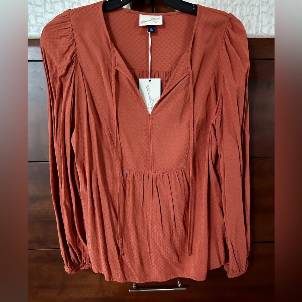 NWT womens peasant blouse by universal thread